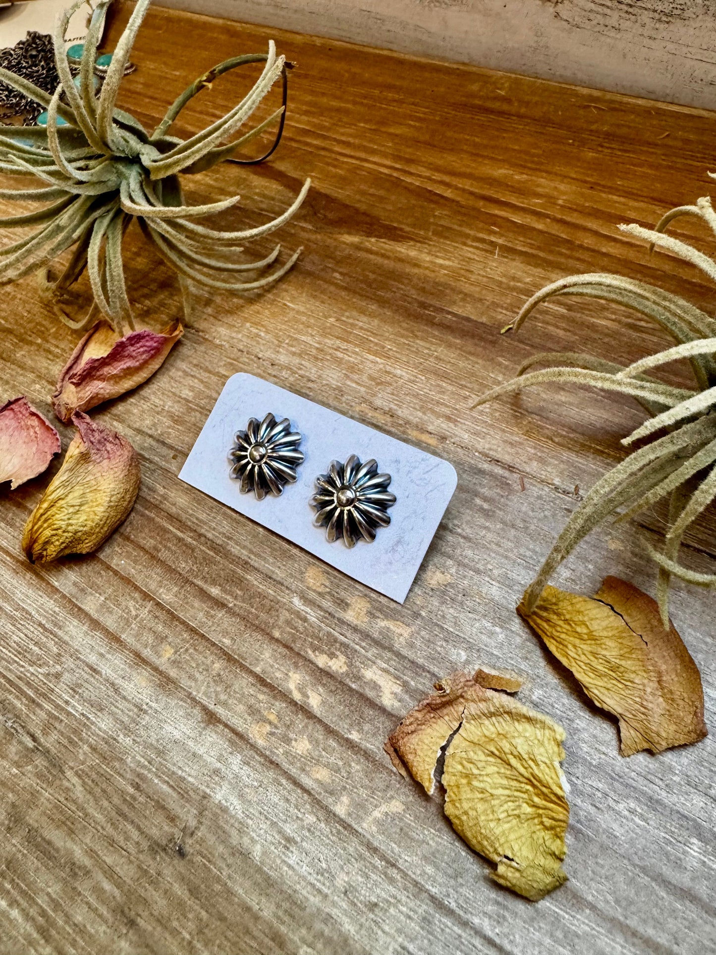 Medium Sterling Silver Stud Earrings – Classic Everyday Pair, Made in the USA