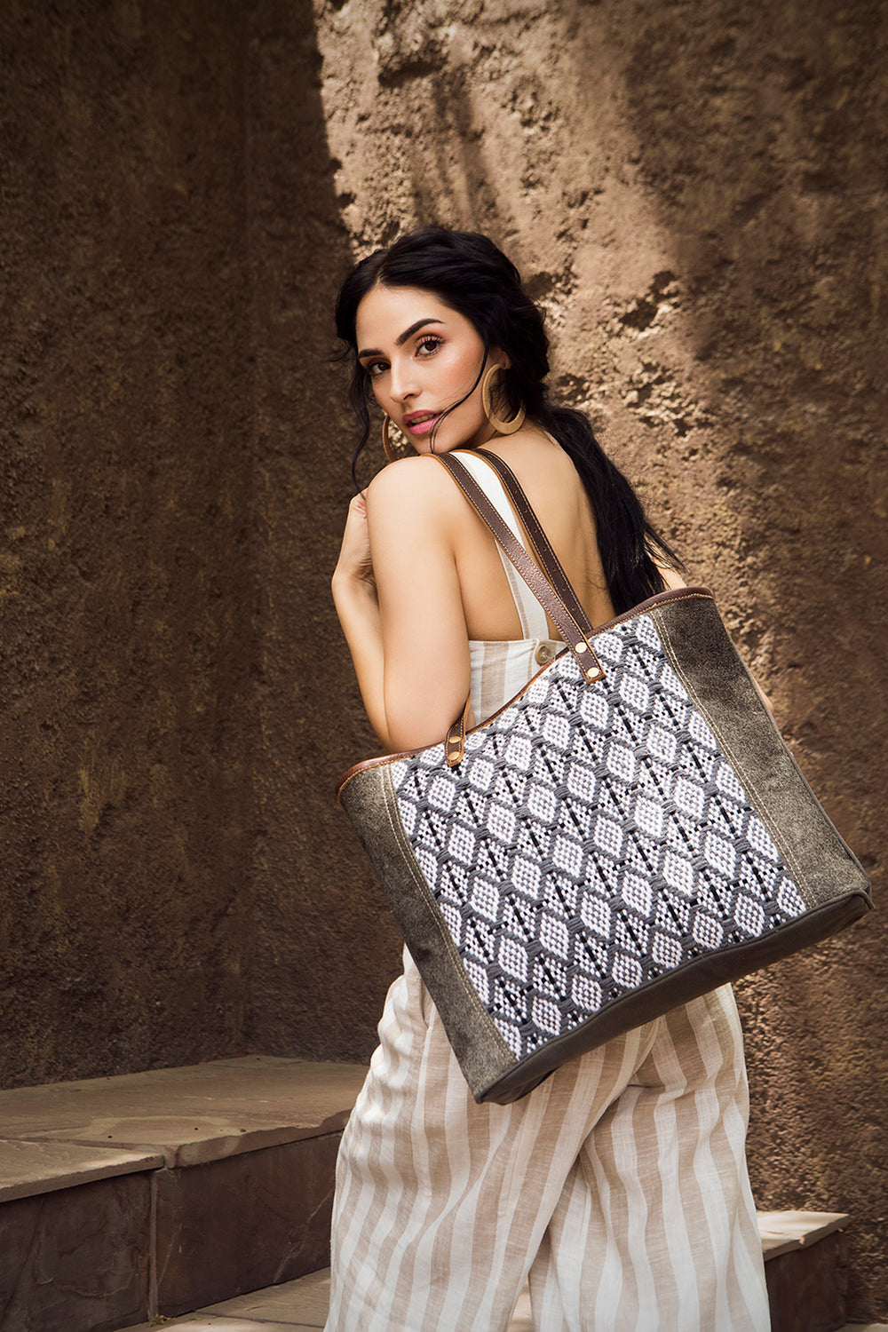Zig Zag Tote Bag