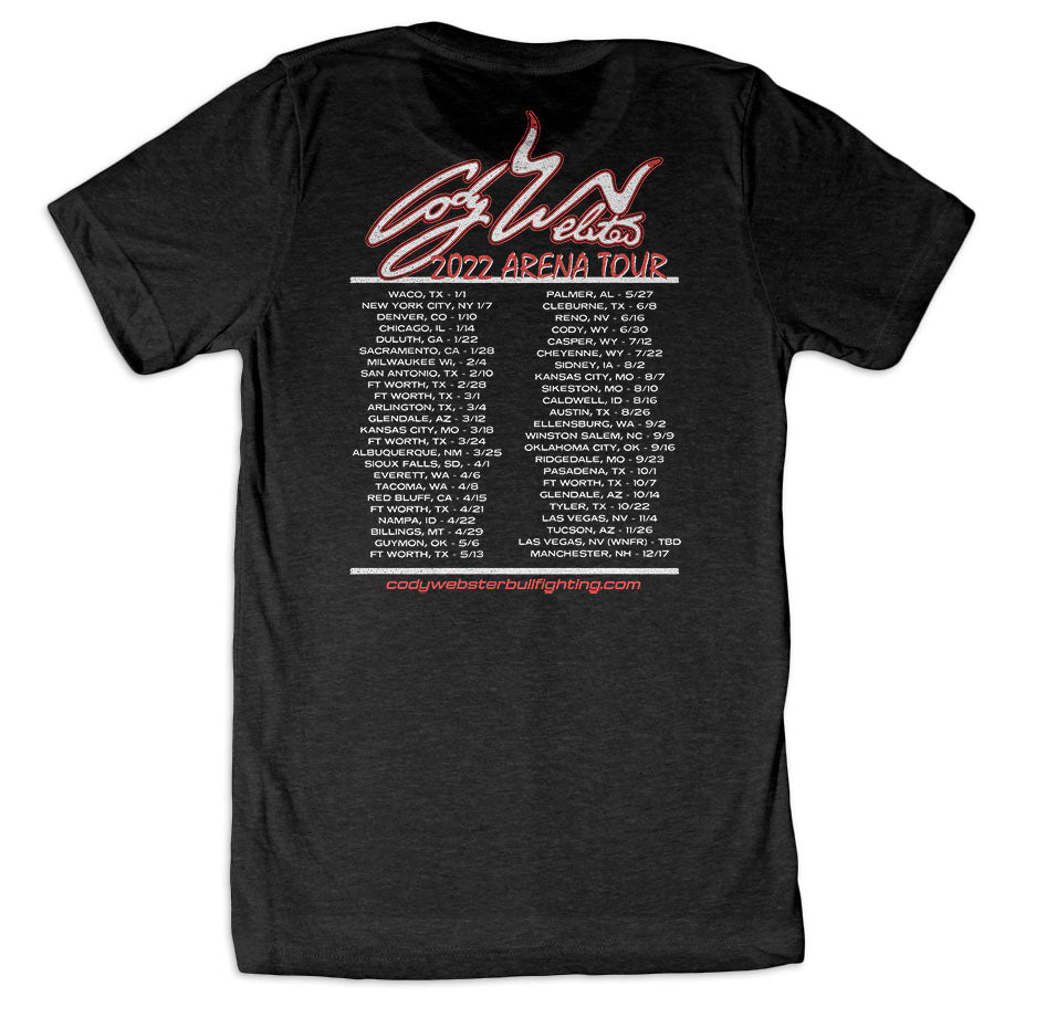 Cody Webster Arena Tour 2022 T