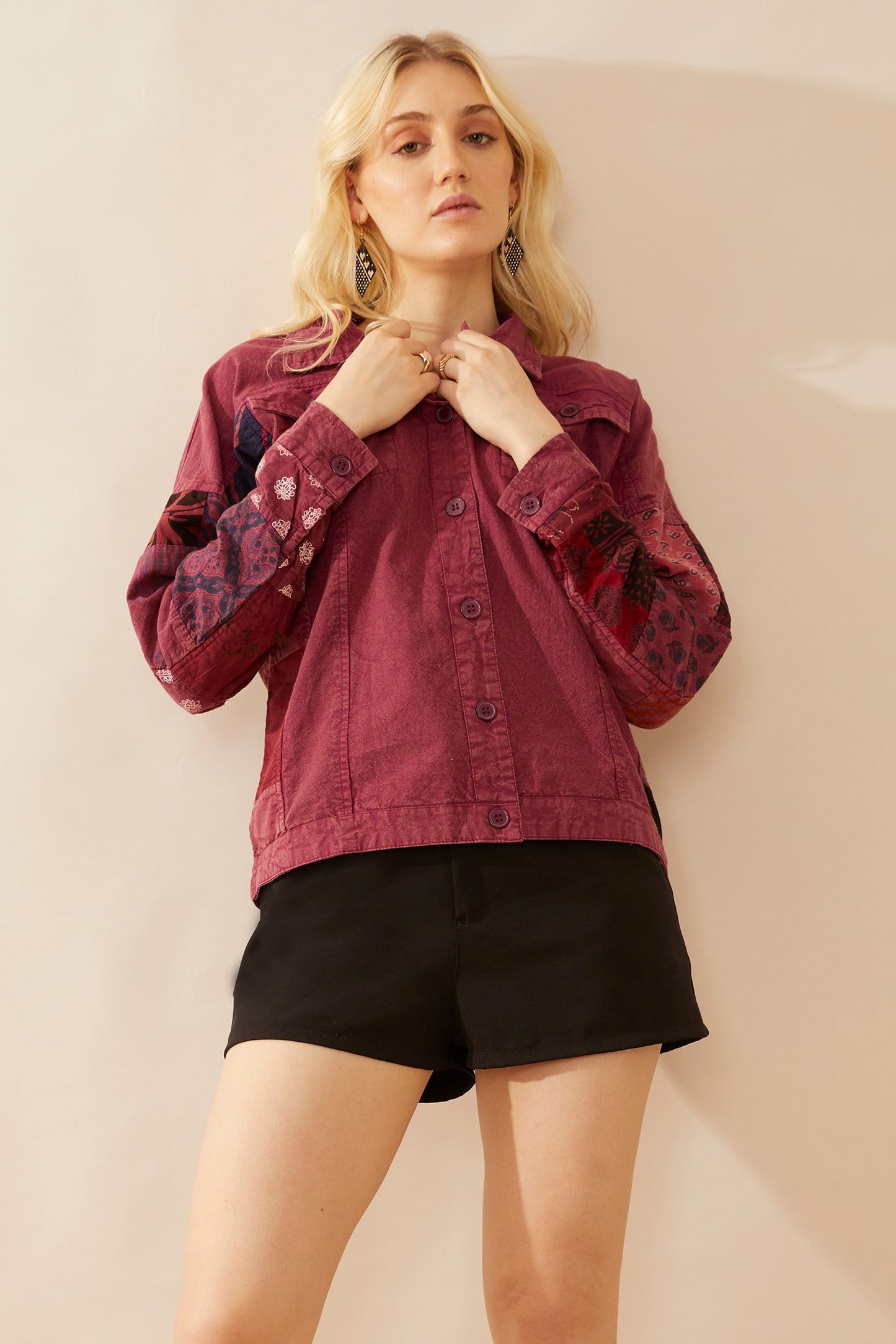 Chimson Trail Patchwork Jacket