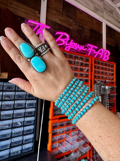 Sterling Silver Cuff – Kingman Turquoise