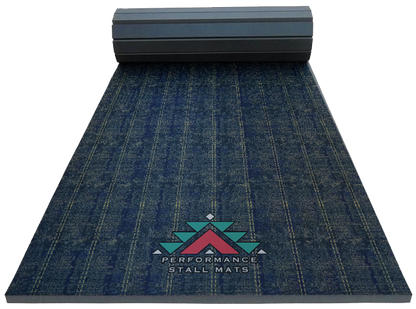 Portable Stall Mat Denim Design 5x10