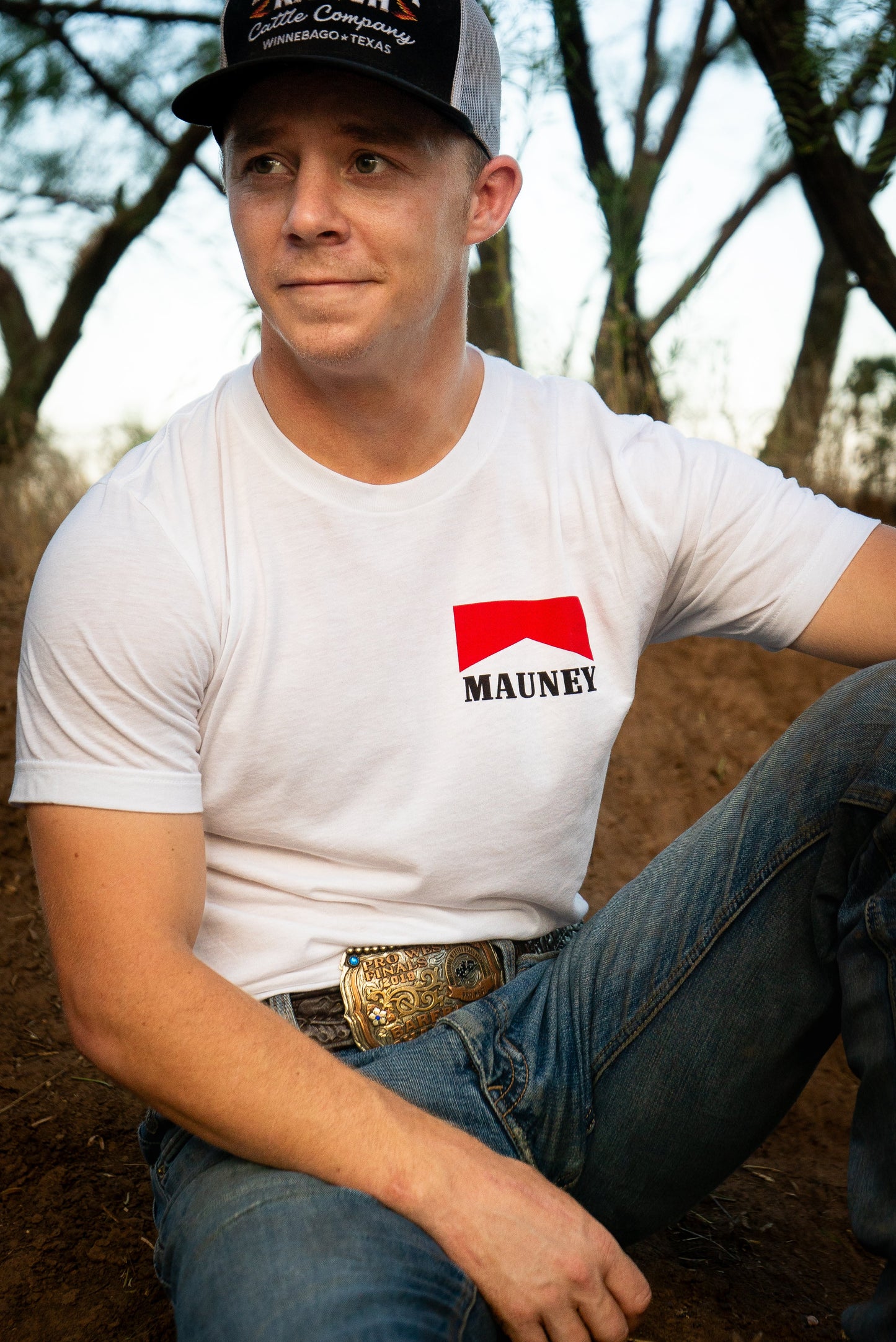Mauney Classic T White