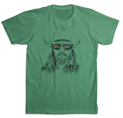 Leroy Portrait Green T