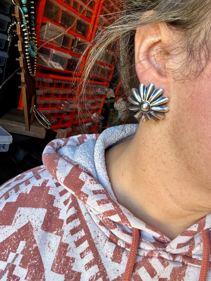 Sterling Silver Everyday Stud Earrings – Lightweight & Made in the USA