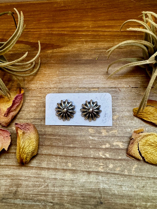 Medium Sterling Silver Stud Earrings – Classic Everyday Pair, Made in the USA