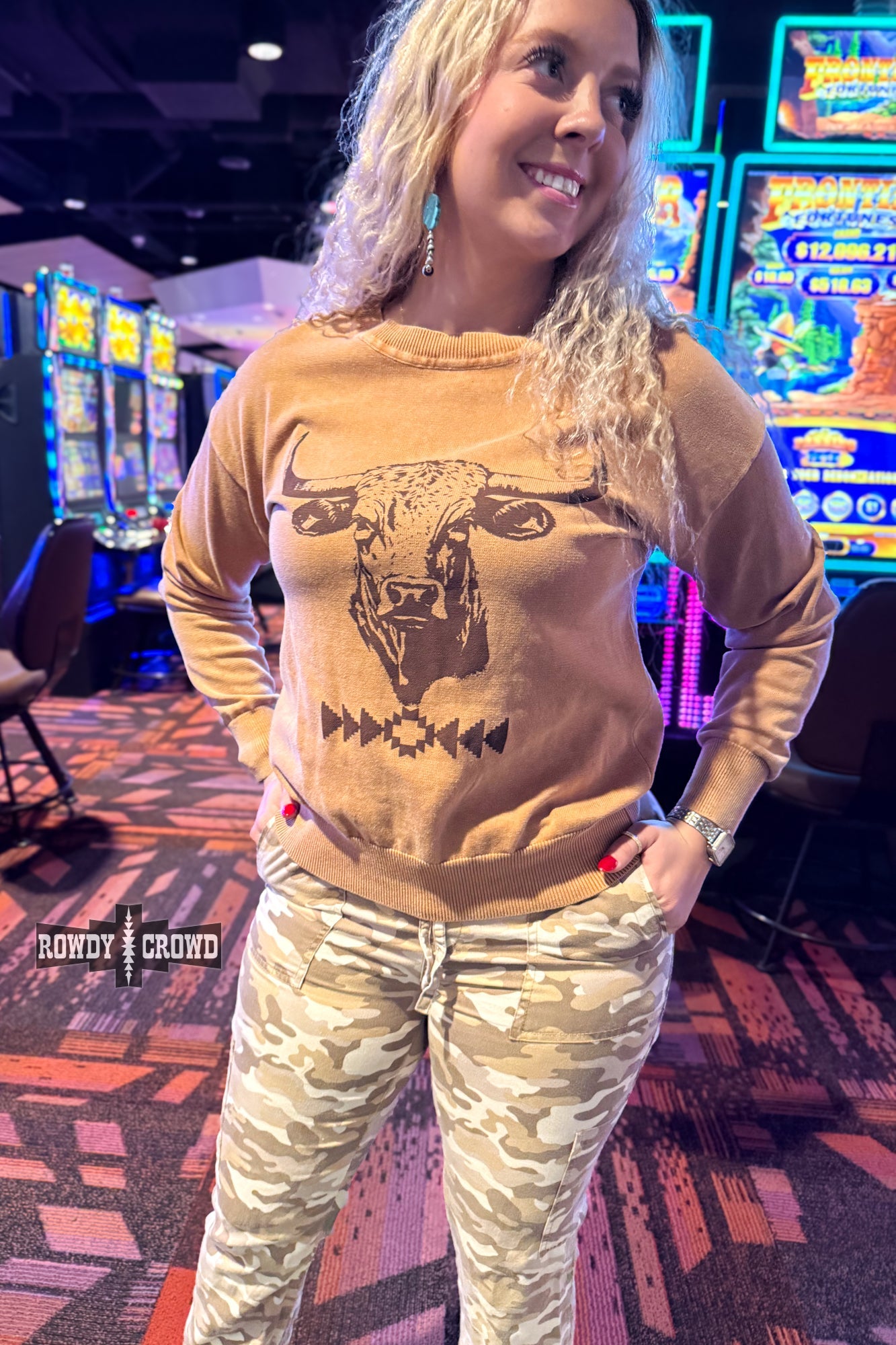 Blazin' Bull Sweater