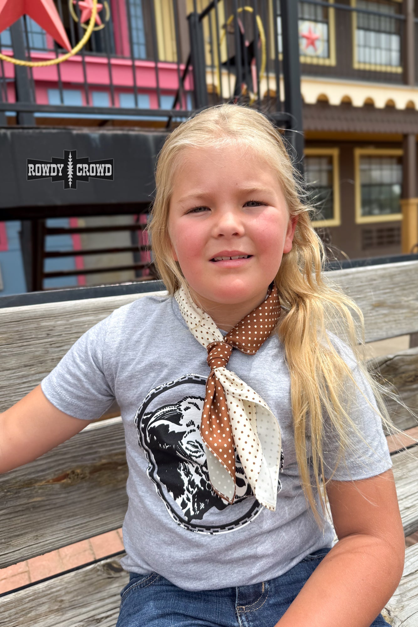 SMALL Polka Dot Coffee Wild Rag