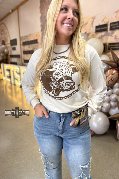 Happy Hereford Long Sleeve Tee