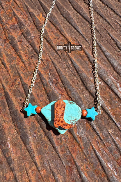 Starry Boot Necklaces