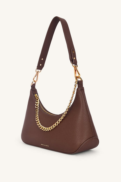 Mira & Moss Elowen Chain Shoulder Bag - Tan