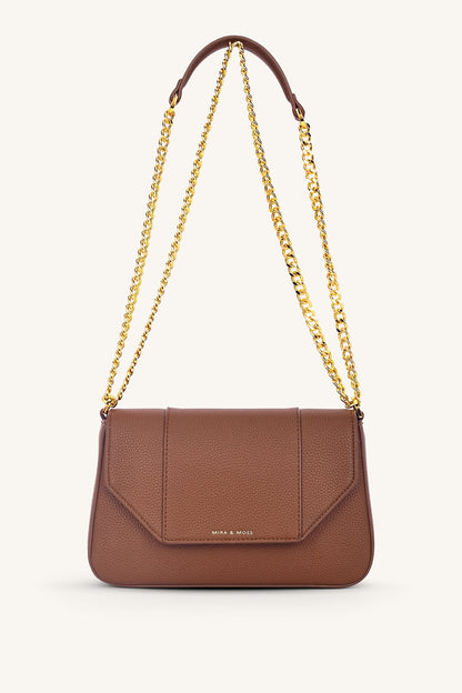 Mira & Moss Aveline Flap Crossbody - Caramel