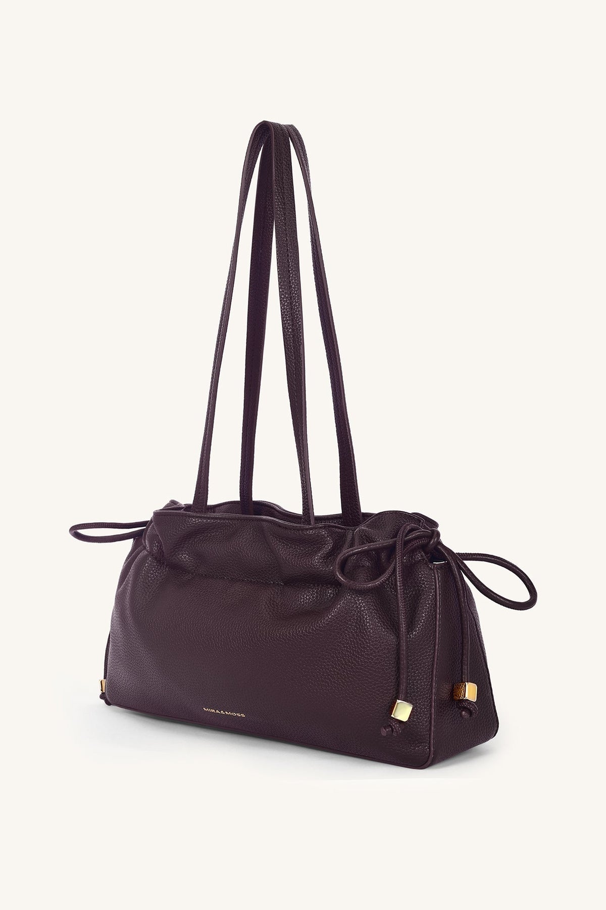 Mira & Moss Solene Drawstring Shoulder Bag - Cocoa