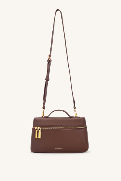 Mira & Moss Classic Tale Crossbody Bag - Chestnut