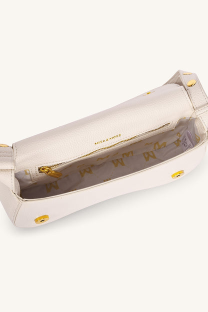 Mira & Moss Clara Shoulder Bag - Opal White