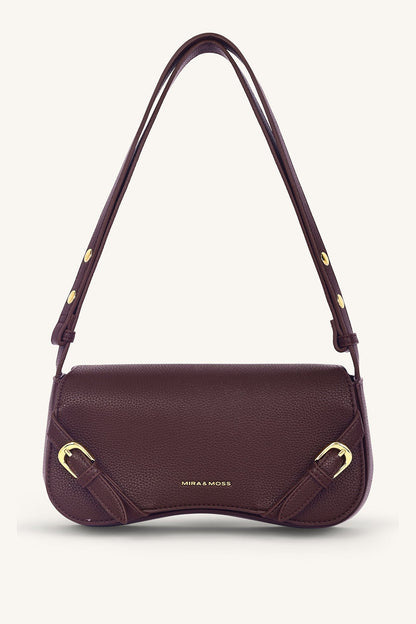 Mira & Moss Colette Shoulder Bag - Cherry Rouge