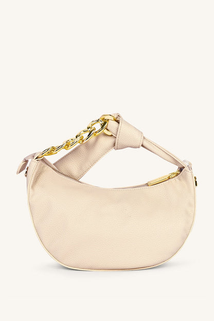 Mira & Moss Solene Chain Shoulder Bag - Pearl Mist