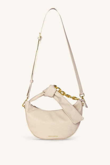 Mira & Moss Solene Chain Shoulder Bag - Pearl Mist