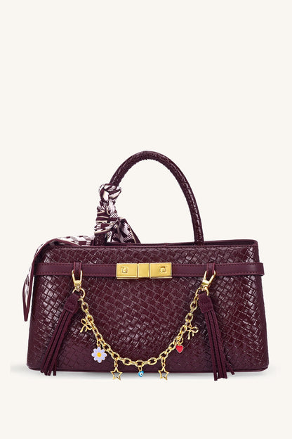 Mira & Moss Celeste Charm Chain - Plum Brown