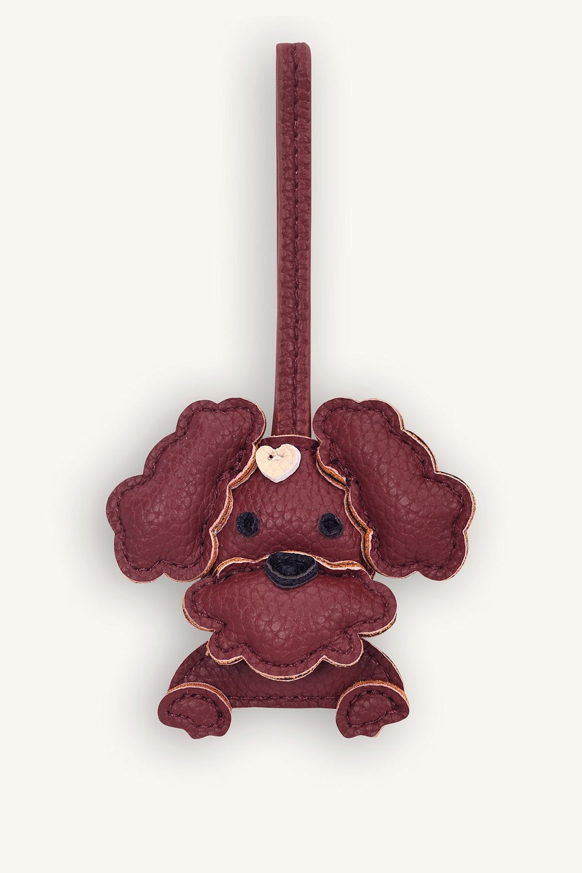 Mira & Moss Little Pup Bag Charm - Cocoa