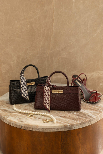 Mira & Moss Odette Shoulder Bag - Walnut