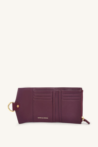 Mira & Moss Noa Ring Wallet - Mulberry