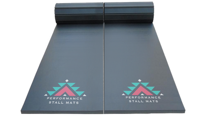 6x9 Portable Stall Mat Kit Grey