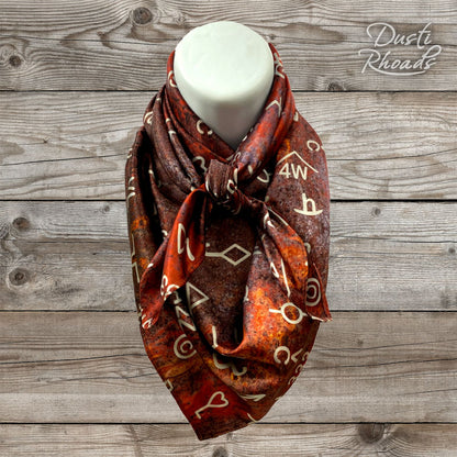 Rusty Brands Silk Wild Rag