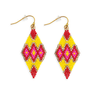 Time's Gift Beaded Earrings