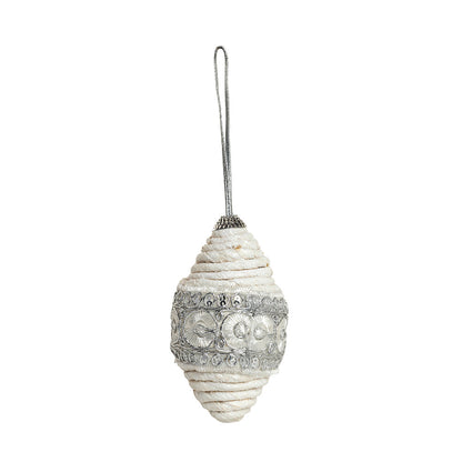 Woven Holiday Dream Pine Cone Ornament