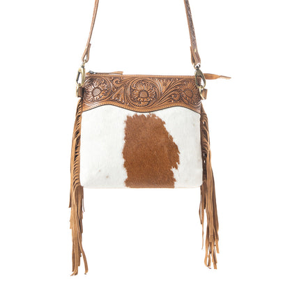 Western Meadows Crossbody Bag In Brown