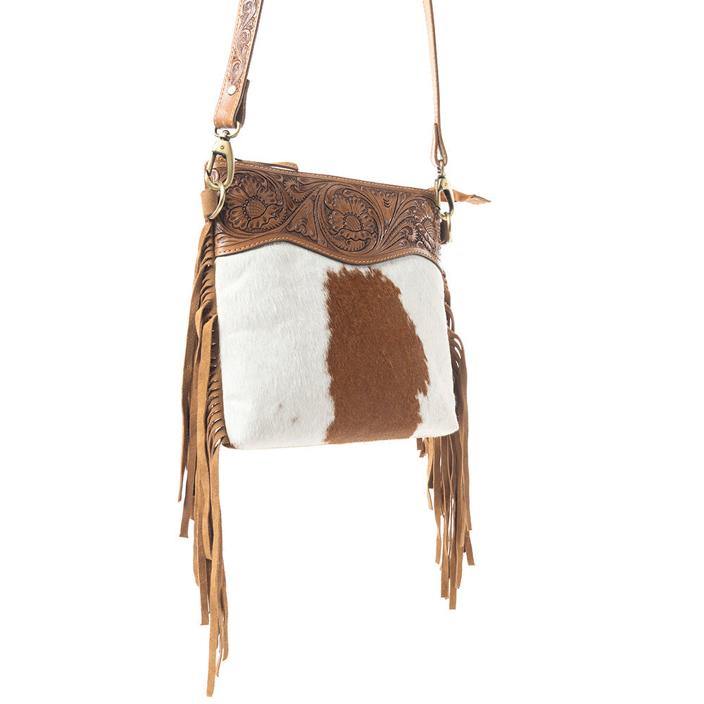 Western Meadows Crossbody Bag In Brown