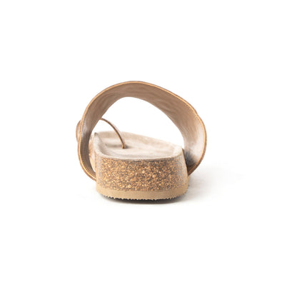 Myra Eastward Winds Leather Sandals for Women – Cork Sole, Antique Finish for Western Comfort