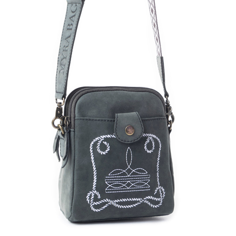 Starlight Rope Crossbody Bag In Black