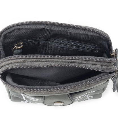 Starlight Rope Crossbody Bag In Black