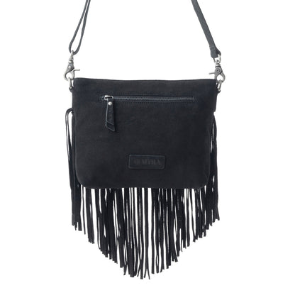 Stallion's Luck Leather Bag In Black