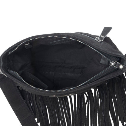 Stallion's Luck Leather Bag In Black