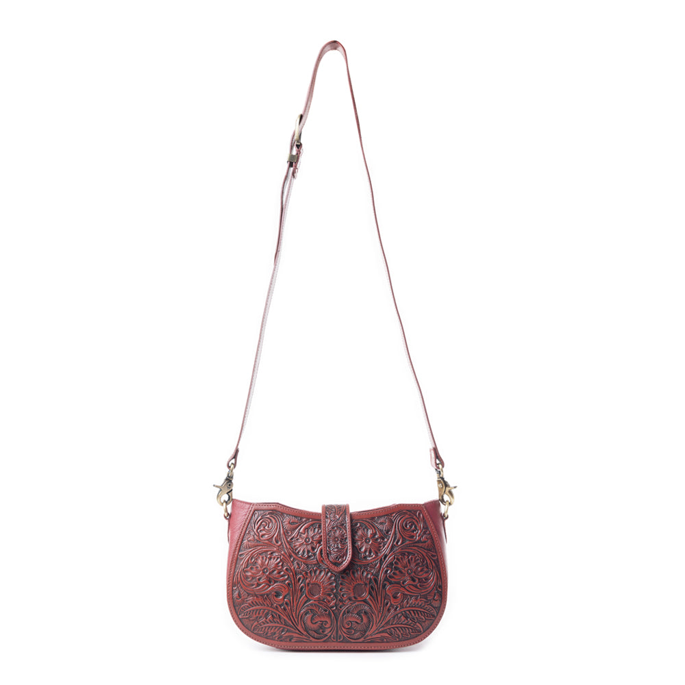 Wildflowers of the Prairie Bag In Red