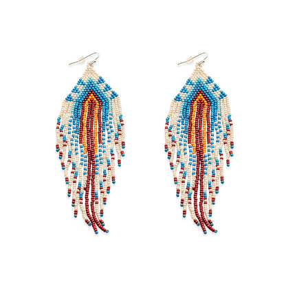 Strands of History Beaded Earrings