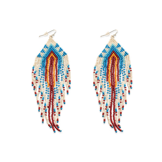 Strands of History Beaded Earrings