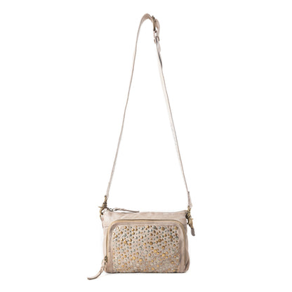 Mossveil Leather Bag in Beige