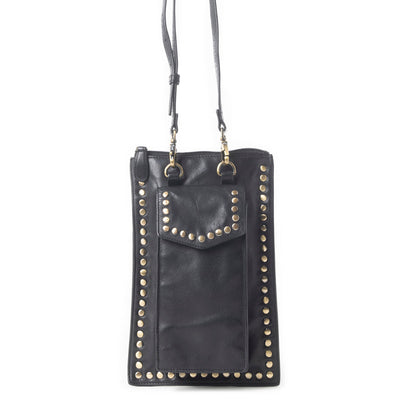 Western Wanderer Leather Bag in Black