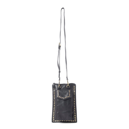 Western Wanderer Leather Bag in Black