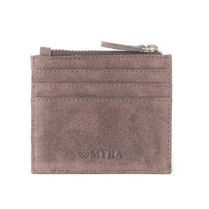 Cactus Sky Western Embroidered Credit Card Holder in Brown