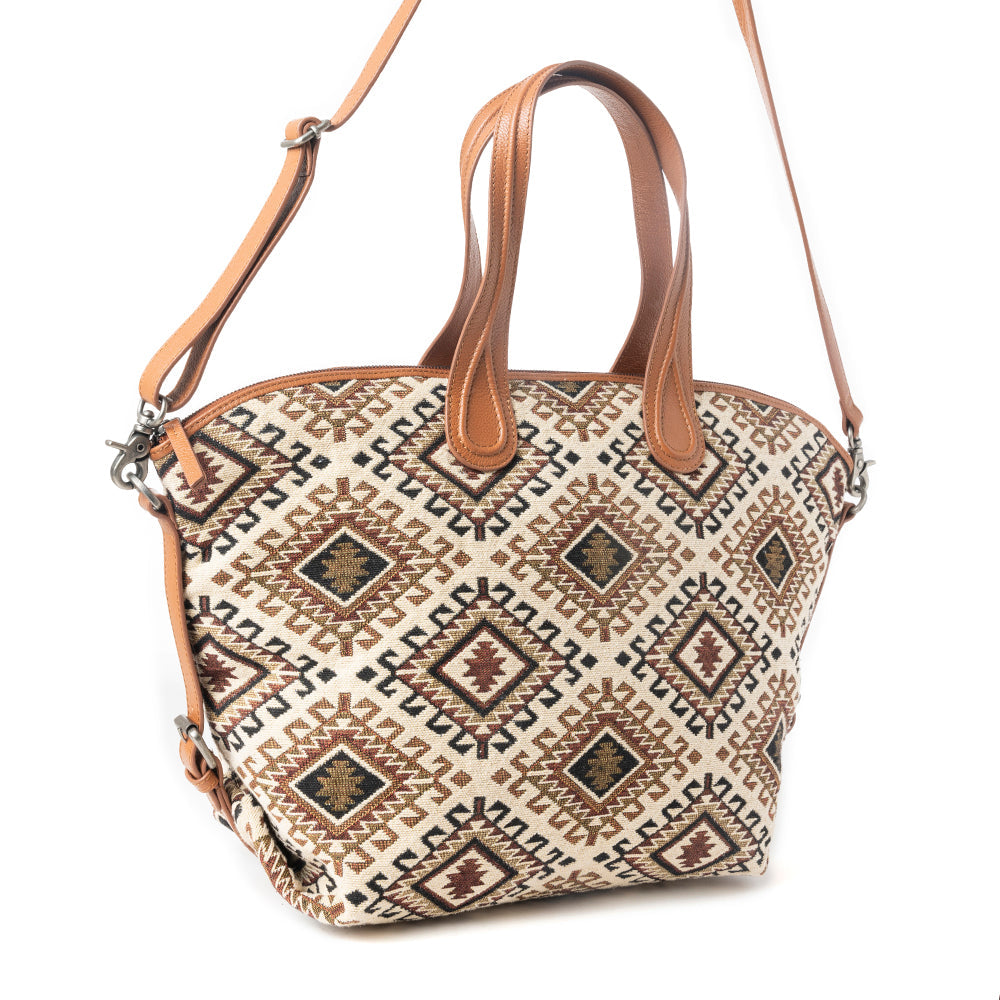 Bloomin' Ember Weekender Bag in Tribal Tan