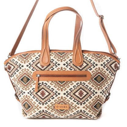 Bloomin' Ember Weekender Bag in Tribal Tan