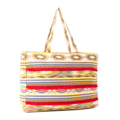 Myra Sundancer Weekender Bag in Crimson Wave