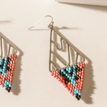 Sonora Blaze Earrings in Onyx Pink