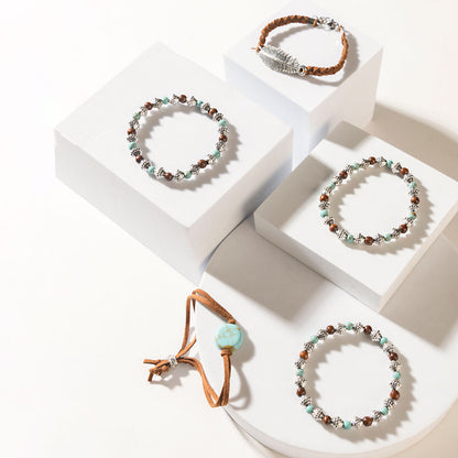 Santa Fe Trail Bracelet in Antique Turquoise