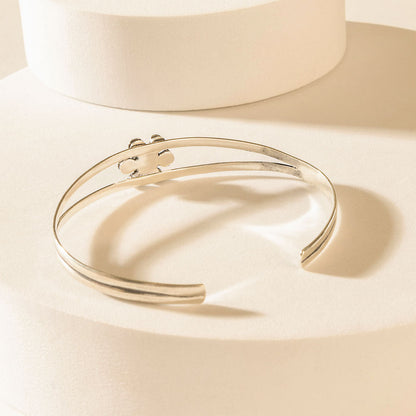 Myra Bloomtrail Cuff in Morning Silver